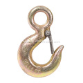 yellow zinc plated steel forged load binder slip eye hook